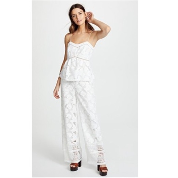 Rachel Zoe Margo lace jumpsuit size 4 - Picture 3 of 14